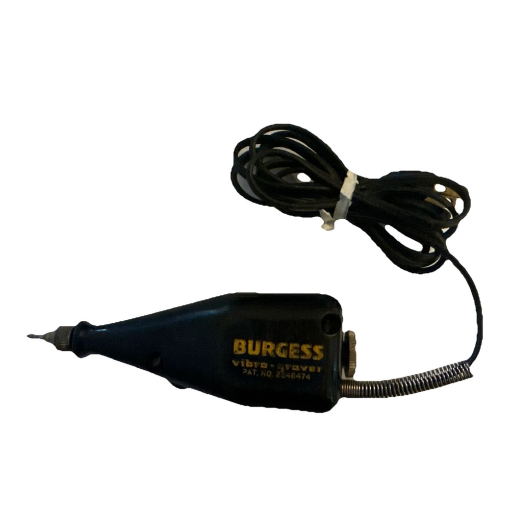 BURGESS VIBRO-GRAVER ELECTRIC ENGRAVER tested works